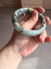Load image into Gallery viewer, 58mm certified Type A 100% Natural light green/blue/dark green bamboo forest Jadeite Jade bangle BK132-(5294)