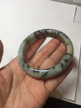 Load image into Gallery viewer, 58mm certified Type A 100% Natural light green/blue/dark green bamboo forest Jadeite Jade bangle BK132-(5294)
