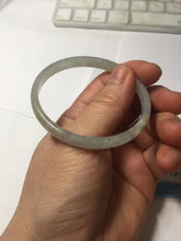 Load image into Gallery viewer, 50mm Certified Type A 100% Natural icy watery light purple white slim Jadeite Jade bangle PJ54-2048