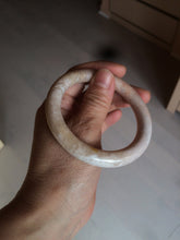 Load image into Gallery viewer, 55mm 100% natural beige yellow pink round cut Coral Jade (珊瑚玉) bangle SY37