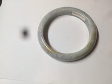 Load image into Gallery viewer, 58mm certified 100% natural light white/green/purple/yellow (Fu Lu Shou) jadeite jade bangle A102-1371