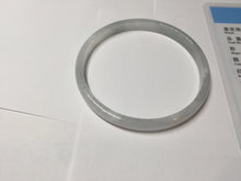 Load image into Gallery viewer, 50mm Certified Type A 100% Natural icy watery light purple green white slim Jadeite Jade bangle PJ55-2049