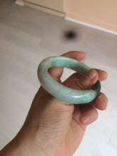 Load image into Gallery viewer, 52.3mm Certified 100% Natural type A sunny green/dark green deep forest Jadeite Jade bangle Deep in the forest AZ8-1651