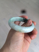 Load image into Gallery viewer, 52.3mm Certified 100% Natural type A sunny green/dark green deep forest Jadeite Jade bangle Deep in the forest AZ8-1651