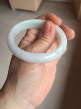 Load image into Gallery viewer, 50mm certified 100% natural Type A icy watery sunny green white red oval jadeite jade bangle BP48-9354