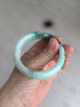 Load image into Gallery viewer, 52.3mm Certified 100% Natural type A sunny green/dark green deep forest Jadeite Jade bangle Deep in the forest AZ8-1651