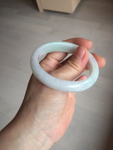 Load image into Gallery viewer, 50mm certified 100% natural Type A icy watery sunny green white red oval jadeite jade bangle BP48-9354