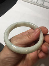 Load image into Gallery viewer, 58mm Certificate light green white orange green jadeite jade bangle BQ68(1013)