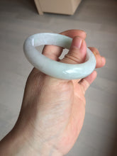 Load image into Gallery viewer, 50mm certified 100% natural Type A icy watery sunny green white red oval jadeite jade bangle BP48-9354