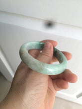 Load image into Gallery viewer, 52.3mm Certified 100% Natural type A sunny green/dark green deep forest Jadeite Jade bangle Deep in the forest AZ8-1651