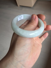 Load image into Gallery viewer, 50mm certified 100% natural Type A icy watery sunny green white red oval jadeite jade bangle BP48-9354