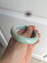 Load image into Gallery viewer, 52.3mm Certified 100% Natural type A sunny green/dark green deep forest Jadeite Jade bangle Deep in the forest AZ8-1651