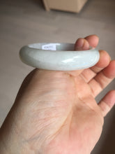 Load image into Gallery viewer, 50mm certified 100% natural Type A icy watery sunny green white red oval jadeite jade bangle BP48-9354