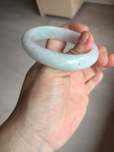 Load image into Gallery viewer, 50mm certified 100% natural Type A icy watery sunny green white red oval jadeite jade bangle BP48-9354