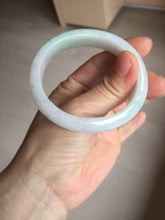 Load image into Gallery viewer, 50mm certified 100% natural Type A icy watery sunny green white red oval jadeite jade bangle BP48-9354