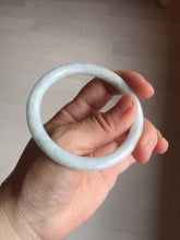 Load image into Gallery viewer, 54mm 100% natural Type A green white slim round cut jadeite jade bangle BL101-4674