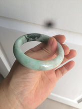 Load image into Gallery viewer, 52.3mm Certified 100% Natural type A sunny green/dark green deep forest Jadeite Jade bangle Deep in the forest AZ8-1651