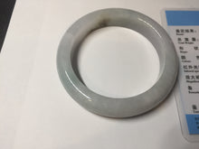 Load image into Gallery viewer, 54.5mm Certified Type A 100% Natural green white blue green brown purple Jadeite Jade bangle H158-7060