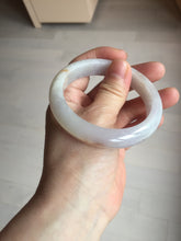 Load image into Gallery viewer, 56mm certified 100% natural type A icy watery white red purple jadeite jade bangle AH98-0544