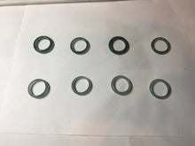 Load image into Gallery viewer, Size 2 1/4 (13.6mm) 100% natural type A icy watery green/blue/gray Guatemala jadeite jade band ring group AA105