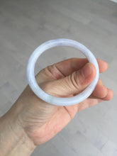 Load image into Gallery viewer, 51.5mm certified 100% natural type A light purple white slim oval round cut jadeite jade bangle BL51-3528
