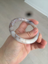 Load image into Gallery viewer, 52.5mm 100% natural beige brown gray beige round cut Coral Jade (珊瑚玉) bangle SY65