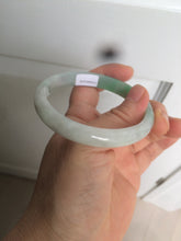 Load image into Gallery viewer, 56.9mm certified 100% natural Type A sunny green jadeite jade bangle L150-5348