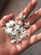 Load image into Gallery viewer, Type A 100% Natural light green/white jadeite Jade star Pendant necklace group F135 Add on item