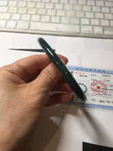 Load image into Gallery viewer, 58.8mm Certified Type A 100% Natural light green/blue/gray Guatemala slim round cut Jadeite bangle BP210-1021