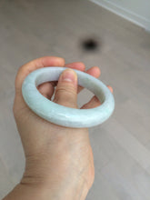 Load image into Gallery viewer, 58.3mm Certified 100% natural Type A light green/white chubby jadeite jade bangle BF78-4501