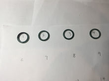 Load image into Gallery viewer, Size 1 3/4 (13.1mm) 100% natural type A icy watery green/blue/gray Guatemala jadeite jade band ring group AA107