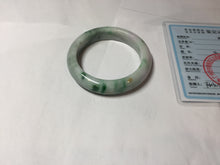 Load image into Gallery viewer, 52.6mm certified 100% Natural type A sunny green yellow purple (Fu Lu Shou)Jadeite Jade bangle PH245-0504