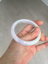 Load image into Gallery viewer, 54.5mm certified Type A 100% Natural sunny green purple white Jadeite Jade bangle BQ73-4931