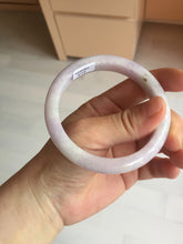 Load image into Gallery viewer, 57.5mm certified 100% natural type A light green/purple/yellow(FU LU SHOU) jadeite jade bangle BN82-8715