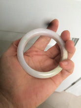 Load image into Gallery viewer, 54.5mm Certified 100% natural Type A sunny green/yellow/white jadeite jade bangle L148-5353
