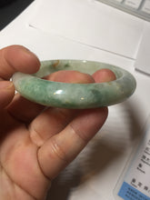 Load image into Gallery viewer, 55.5mm Certified 100% natural Type A fresh green yellow orange jadeite jade bangle BN1-6331