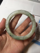 Load image into Gallery viewer, 55.5mm Certified 100% natural Type A fresh green yellow orange jadeite jade bangle BN1-6331