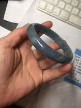 Load image into Gallery viewer, 62.2mm Certified Type A 100% Natural dark green/purple/blue/gray/black Guatemala Jadeite bangle AZ143-6427