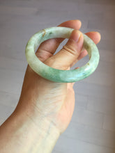 Load image into Gallery viewer, 55.5mm Certified 100% natural Type A fresh green yellow orange jadeite jade bangle BN1-6331
