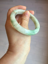 Load image into Gallery viewer, 55.5mm Certified 100% natural Type A fresh green yellow orange jadeite jade bangle BN1-6331