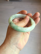 Load image into Gallery viewer, 55.5mm Certified 100% natural Type A fresh green yellow orange jadeite jade bangle BN1-6331