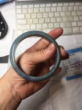 Load image into Gallery viewer, 62.2mm Certified Type A 100% Natural dark green/purple/blue/gray/black Guatemala Jadeite bangle AZ143-6427
