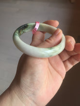 Load image into Gallery viewer, 56.7mm type A 100% Natural green/purple/pink/white (福禄寿) Jadeite Jade bangle G52