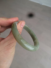 Load image into Gallery viewer, 49.5mm Certified Type A 100% Natural yellow/gray/green Jadeite Jade bangle AF80-5002