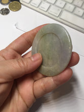 Load image into Gallery viewer, 100% Natural type A green purple yellow(FU LU SHOU) jadeite Jade horse pendant worry stone AA29