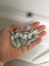 Load image into Gallery viewer, 100% Natural light green/white/purple Jadeite Jade money bag bead pendant BF86 Add-on item!