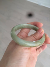 Load image into Gallery viewer, 49.5mm Certified Type A 100% Natural yellow/gray/green Jadeite Jade bangle AF80-5002
