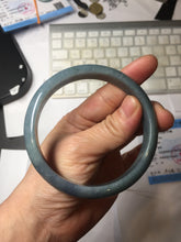 Load image into Gallery viewer, 62.2mm Certified Type A 100% Natural dark green/purple/blue/gray/black Guatemala Jadeite bangle AZ143-6427