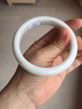 Load image into Gallery viewer, 59.5mm Certified Type A 100% Natural sunny green white (白底青) Jadeite Jade bangle BP42-3182