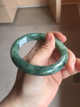 Load image into Gallery viewer, 56.7mm Certified Type A 100% Natural Woodland Green Jadeite Bangle AZ185-0428